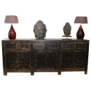 Sideboard antik schwarz