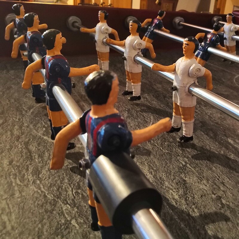 Spanischer Fußballkicker