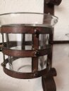 Wandhalterung mit Glaseinsatz