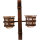 Wandhalterung mit Glaseinsatz