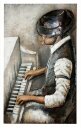 Bild Metall "Musiker"